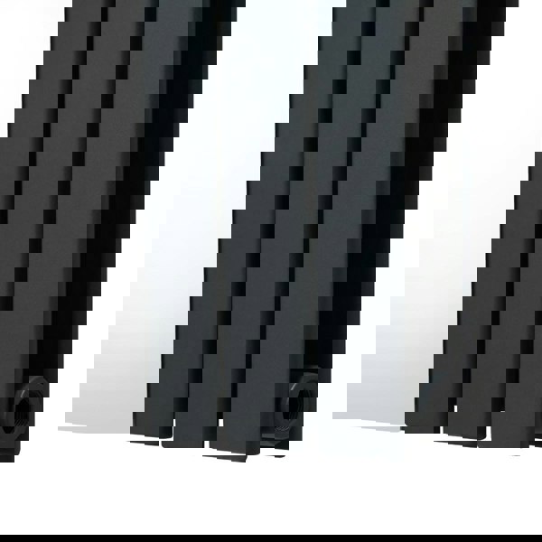 Monstershop Flat Mirror Radiator - 1800mm x 425mm - Anthracite Grey