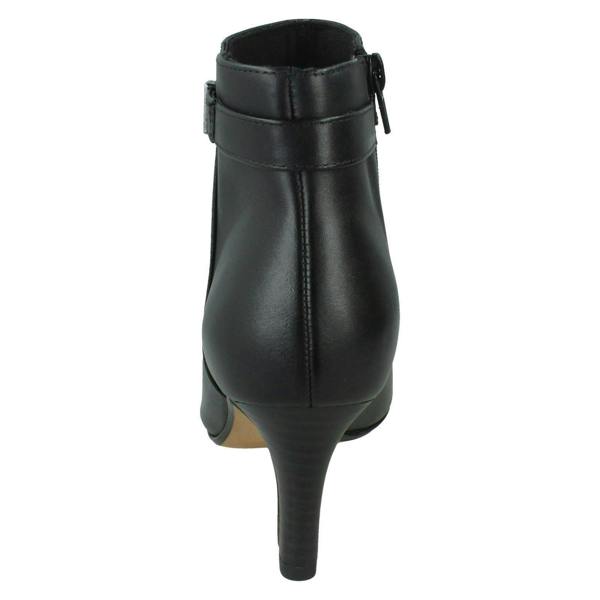 Clarks Ladies Clarks Heeled Ankle Boots Illeana Calla