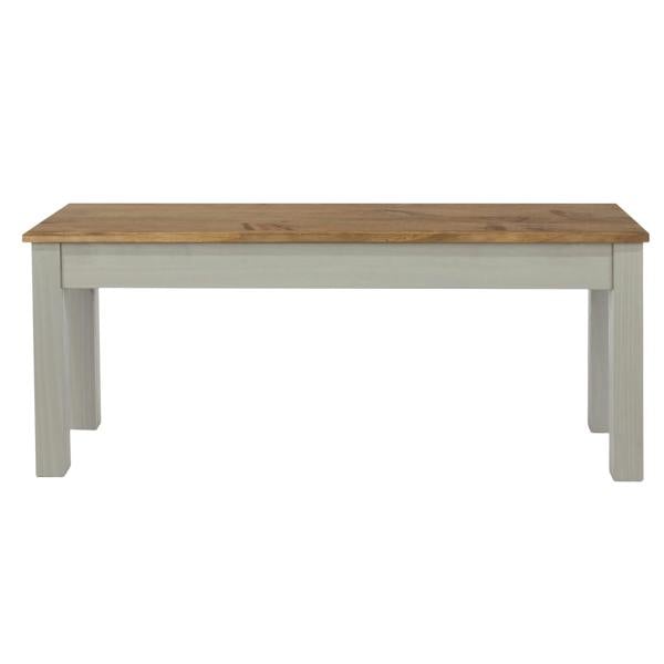 Core Products Linea 3-Piece Dining Set, Table & 2 Benches, Scandinavian Design
