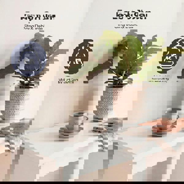 Levede Side Table with Magazine Rack Modern Slim End Table for Living Room