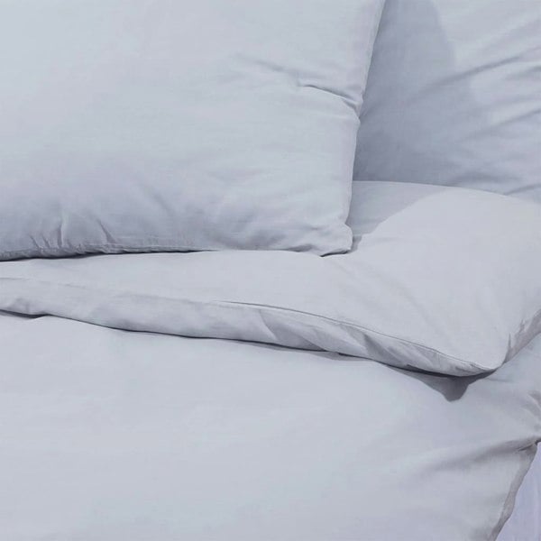 Berkfield Duvet Cover Set Grey 260x220 cm Cotton
