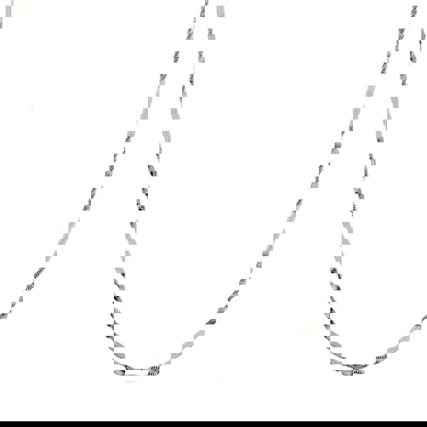 Spero London Half Twisted Sterling Silver Chain Necklace Singapore Chain