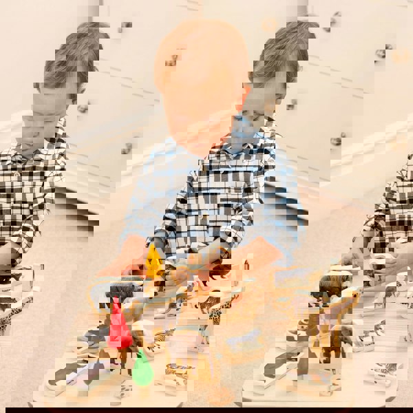 tickit Wooden Wild Animal Blocks