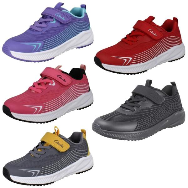 Clarks Kids Clarks Breathable Lightweight Trainers - Deyes Dash