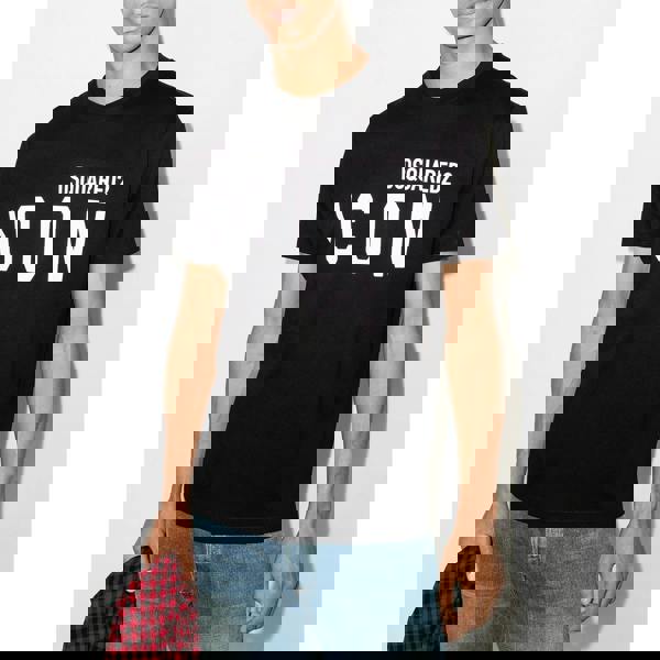 Dsquared Icon Printed T-Shirt   in  Black
