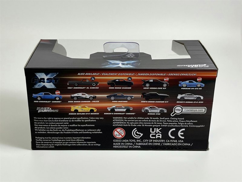 Jada Fast and Furious Fast X 2021 Dodge Charger SRT Hellcat 1:32 Scale 34473