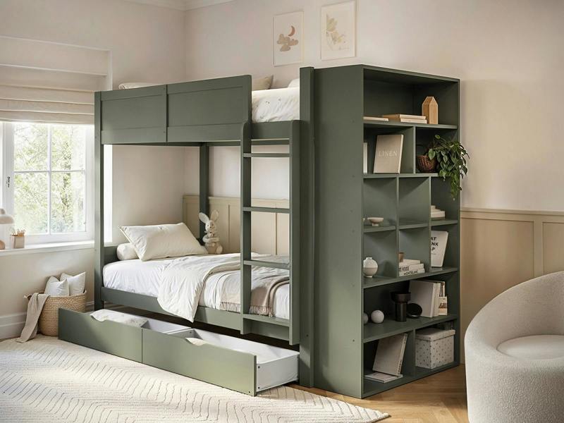 Flair Ruby Wooden Bunk Bed with Storage