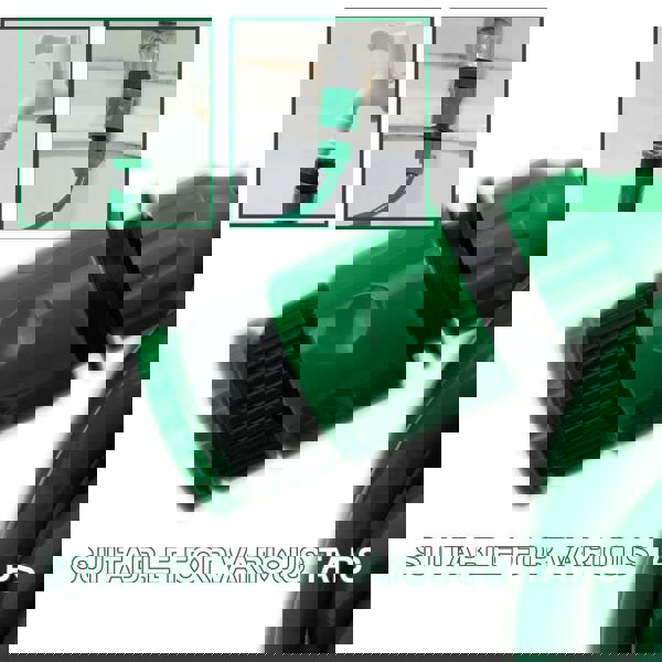 Gr8 Garden Garden Hose Reel Watering Gun Compact Portable Hose Pipe Cart Sprayer 10M 32 FT