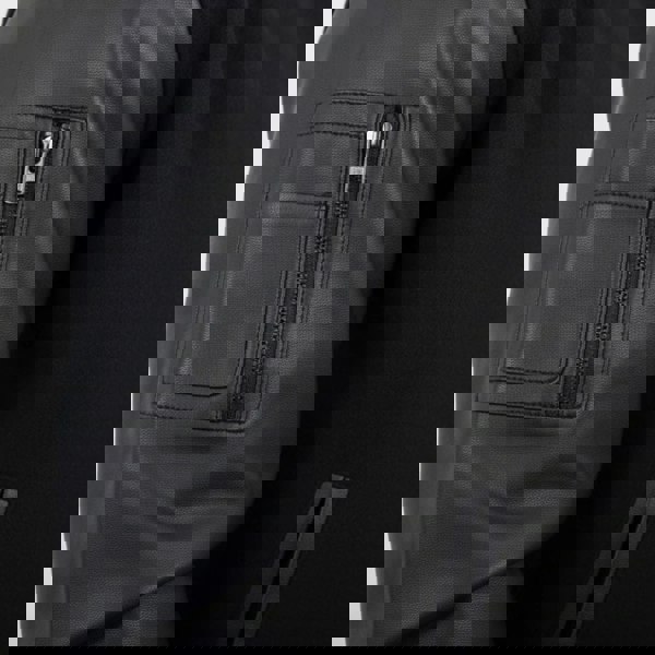 TruClothing Men's LA Varsity Leather Bomber Jacket