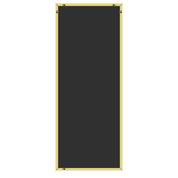 Exclusive Mirrors Modern Gold Metal Rectangle Frame Leaner Mirror 200cm x 80cm