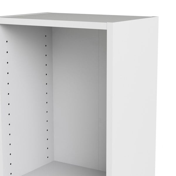 Furniture To Go Basic Tall Narrow Bookcase (4 Shelves) in White