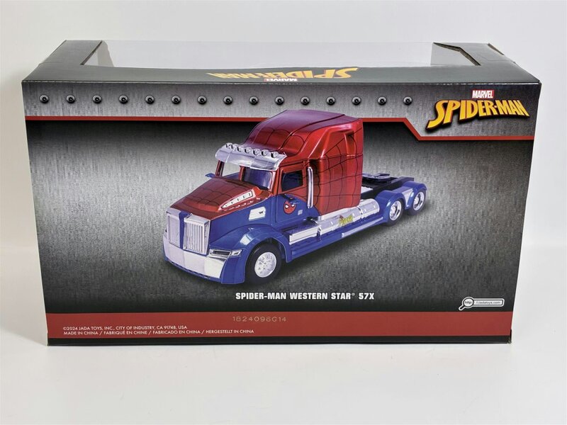 MCSlots Spiderman Western Star 57X 1:24 Scale Jada 35408