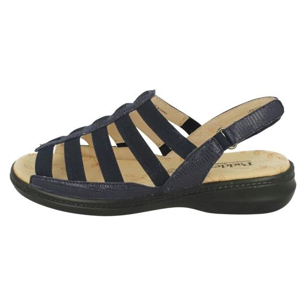 Padders Ladies Padders Wide Fit Strappy Sandals Lesley