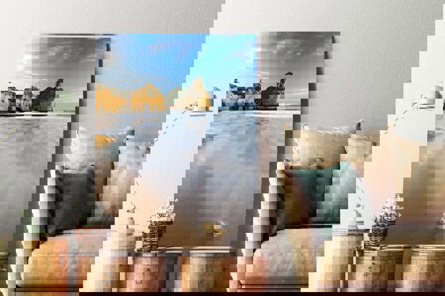 Portuguese beach canvas art print