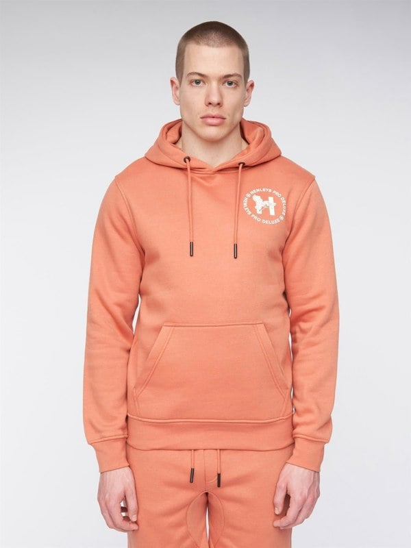 Henleys Metafone Hoodie - Brick Red