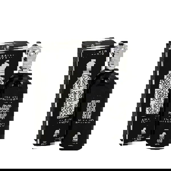 Anfar Ancient Oud Private Edition 100ml EDP bottle and angled box