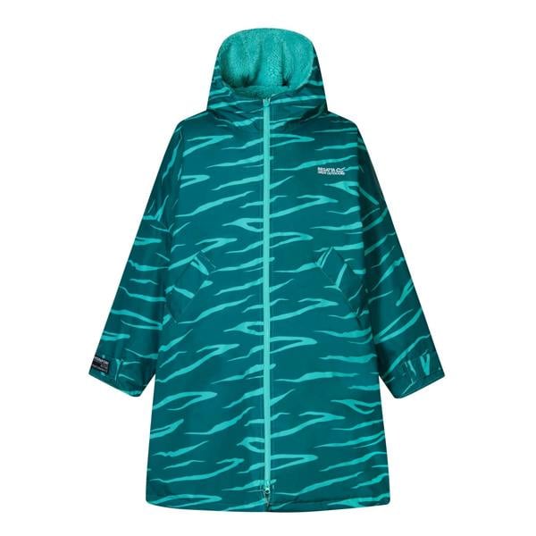Regatta Childrens/Kids Zebra Waterproof Changing Robe - Mediterranea - 
