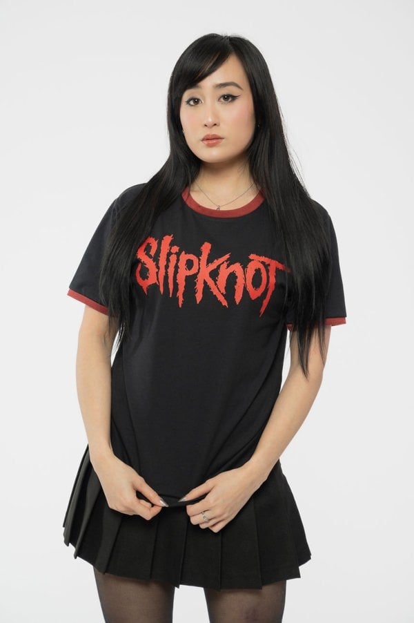 Slipknot Band Logo Ringer T Shirt
