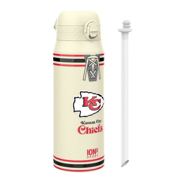 ION8 NFL x ION8 Insulated Steel Water Bottle, NFL Chiefs, 750ml (24oz)