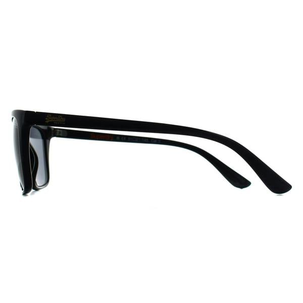Superdry Sunglasses SDS Haylee 104 Shiny Black Dark Grey