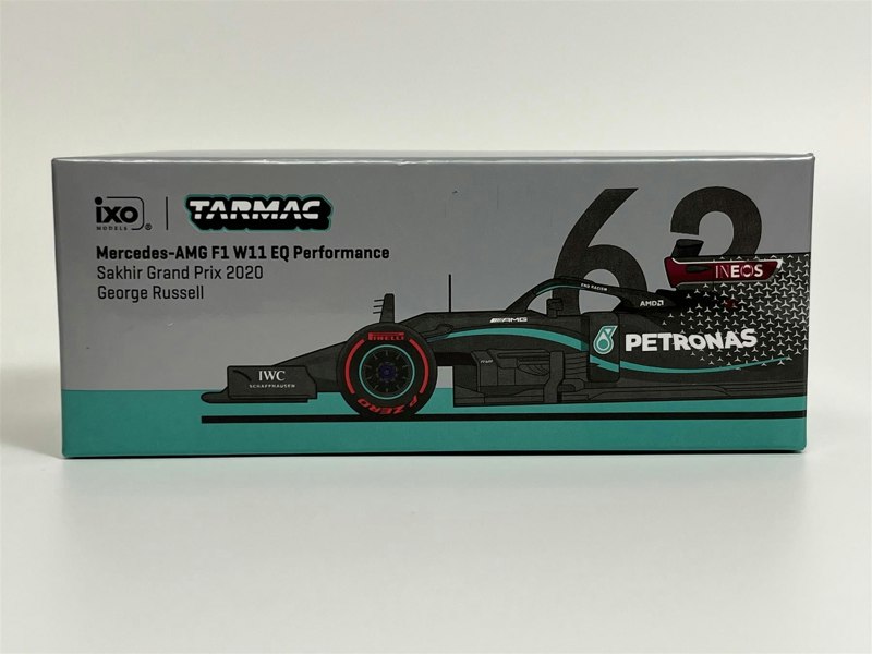 Tarmac George Russell Mercedes AMG F1 W11 EQ Performance Sakhir Grand Prix 2020 1:64 T64GF036GR1 Tarmac