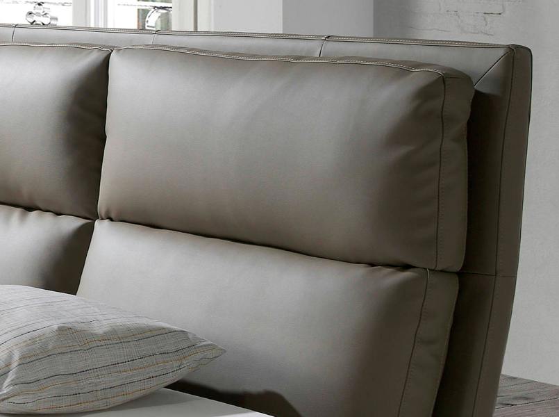 Angel Cerdá Mink coloured leatherette bed 7014
