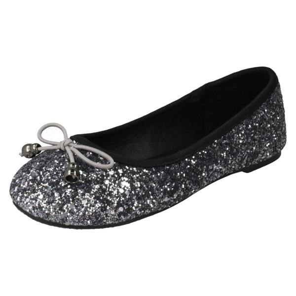 Spot On Girls Spot On Glitter Ballerinas