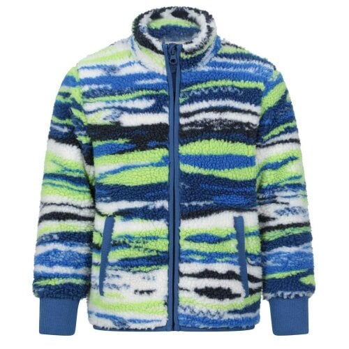Mountain Warehouse Childrens Heron Borg Fleece Lined Jacket - Blue