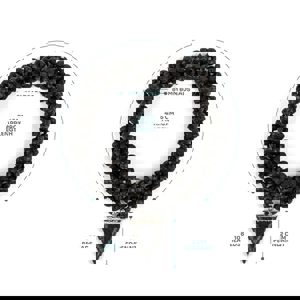 Myga Strength Mala Bead Necklace