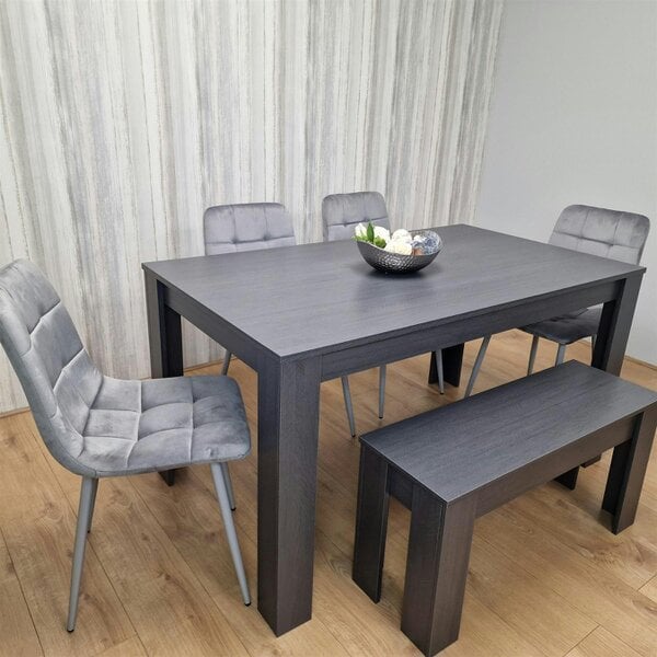Kosy Koala Dining Table Set with 4 Chairs Dining Room, Kitchen table set of 4, and Bench
