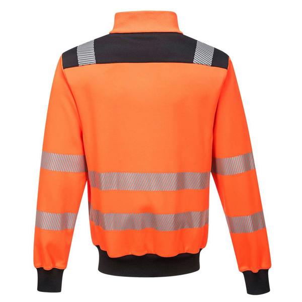 PW3 Hi-Vis Zip Sweatshirt Portwest