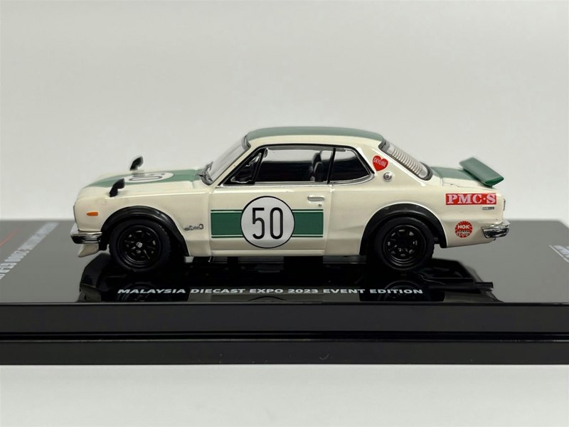 Inno 64 Nissan Skyline 2000 GT-R KPGC10 Malaysia Diecast Expo 2023 Edition Inno IN64KPGC10MDX23WH