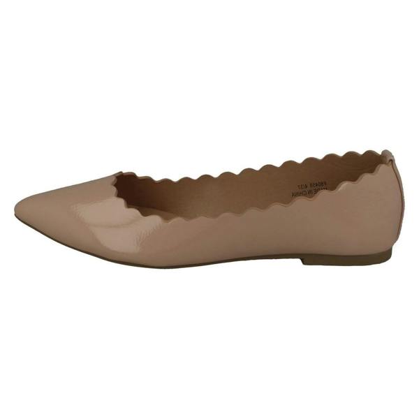 Spot On Ladies Spot On Flat Pointed Toe Ballerinas F80458