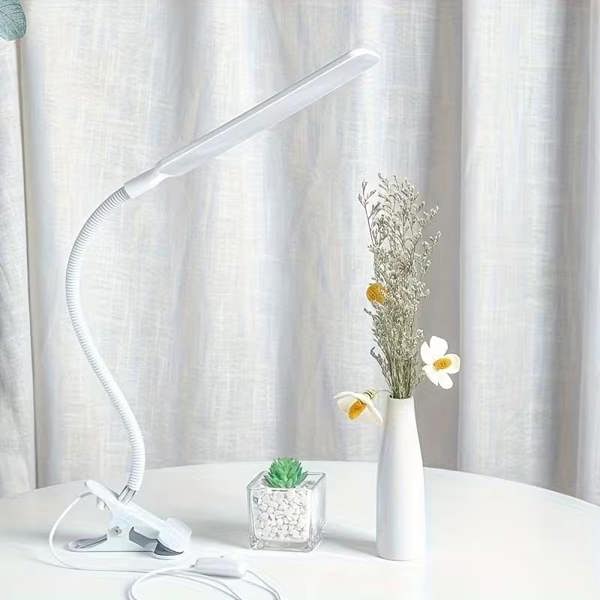 Dyzi Flexible LED Desk Lamp with Clip USB Powered