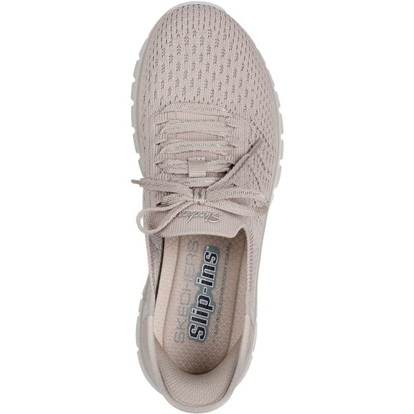 Skechers Graceful First Blush Textile Women's Taupe Trainers