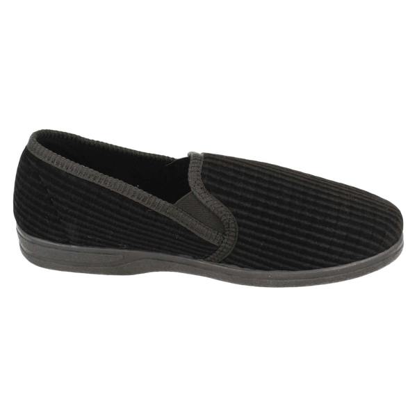 Rosebank Mens Rosebank Twin Gusset Indoor Slippers Ashley