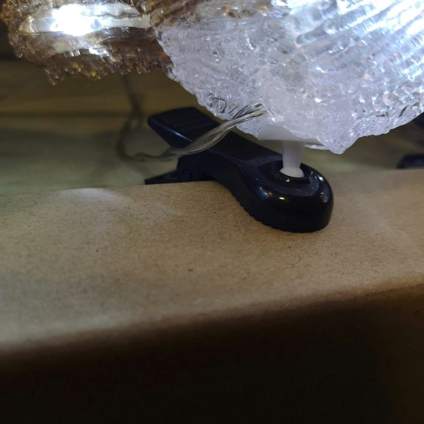 Samuel Alexander 5 Acrylic Indoor Outdoor Robin Christmas Lights with 30 Ice White LEDs