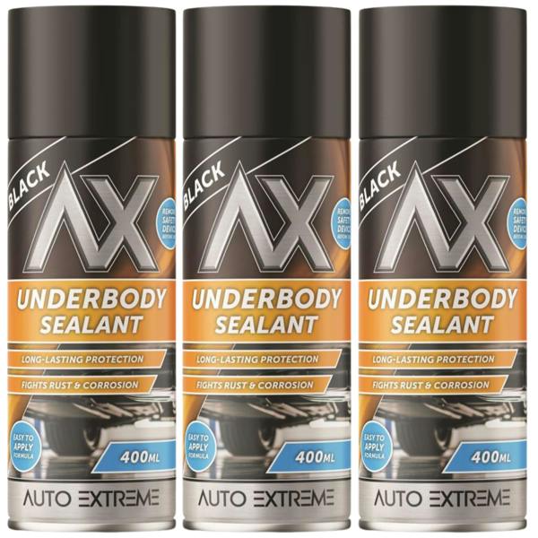 Auto Extreme 3X Underbody Sealant Black Spray 400ml