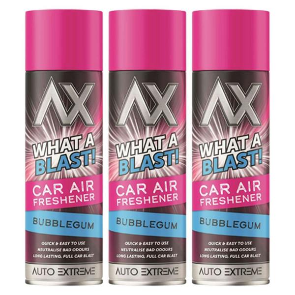 Auto Extreme 3X - What A Blast! Bubblegum Car Air Freshener Spray 500ml
