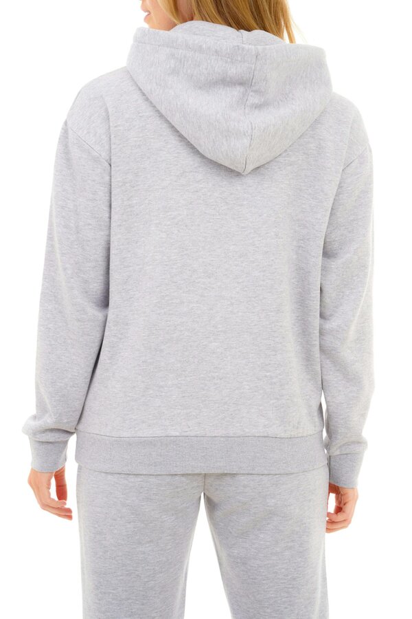 Smart Living Women's Soft Cotton Blend Hoodie - Cozy Pullover with Front Pocket - Grey