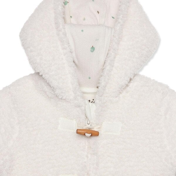 Mini Cuddles Hodded Jacket (White)