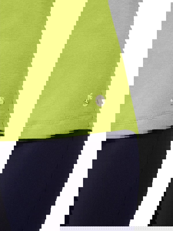 PennyPlain High Back Sweetheart Neck Top - Kiwi