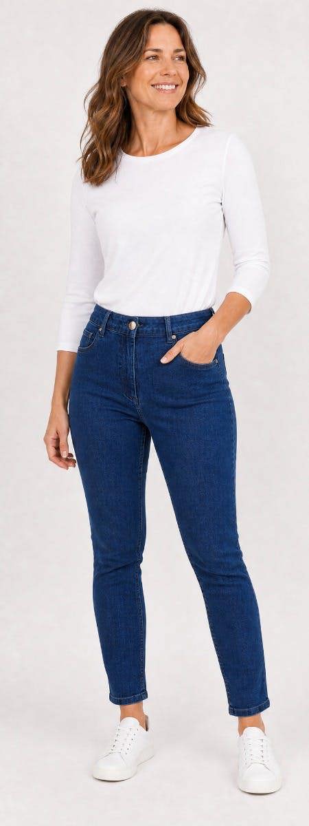 PennyPlain 5 Pocket Denim - Blue Wash Short