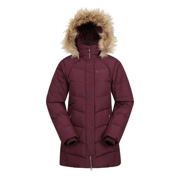 Mountain Warehouse Womens/Ladies Isla II Long Down Jacket - Indigo