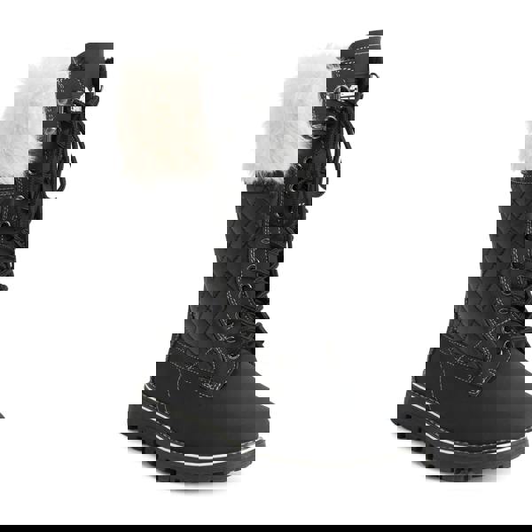 VIVA Womens Faux Fur Thermal Waterproof Outdoor Snow Winter Calf Boots