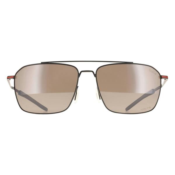 Bolle Sunglasses Flow BS141004 Matte Black Red Volt+ Gun Polarized