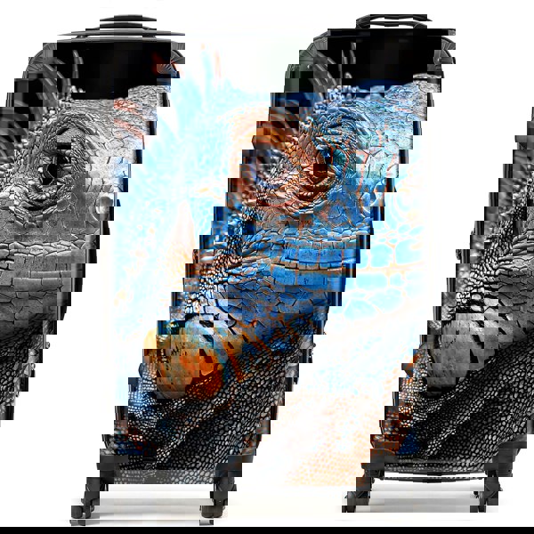 Warren Reed Finn Wilder: Blue Lizard Suitcase