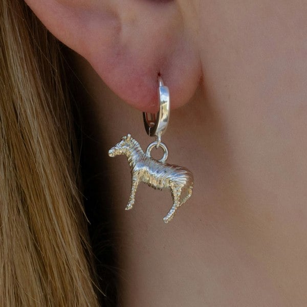 Mylee London Sterling Silver Zebra Earrings