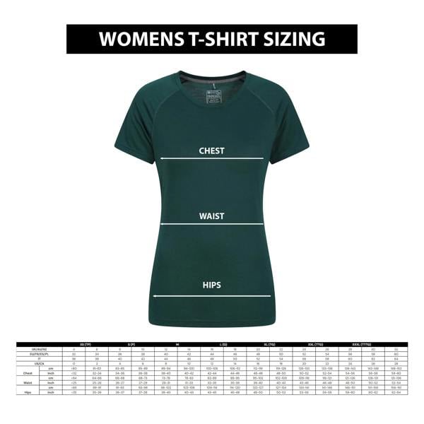 Mountain Warehouse Womens/Ladies Patterned T-Shirt - Khaki Green - 