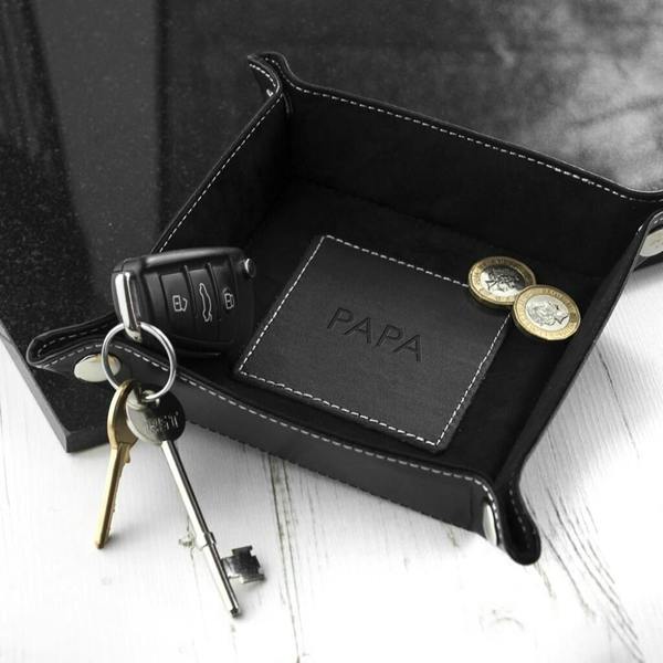 Personalised Coin Tray - close-up detail